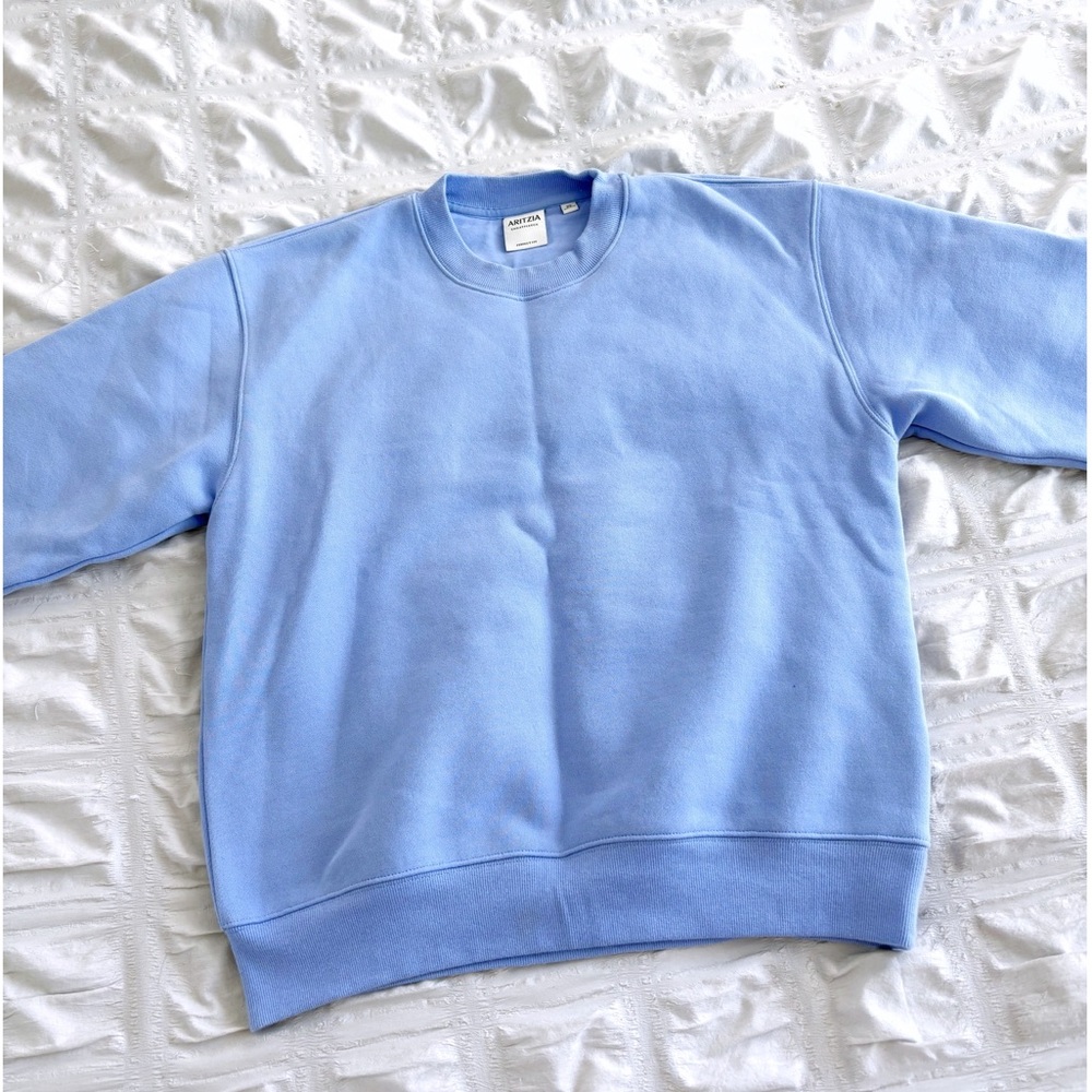 Aritzia Sweatfleece Perfect Crew Sweatshirt XS